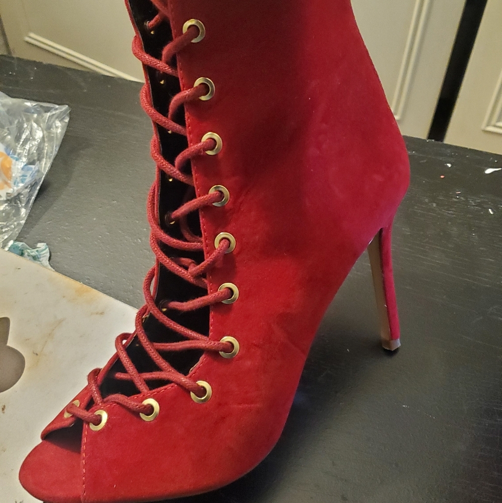 Red boots